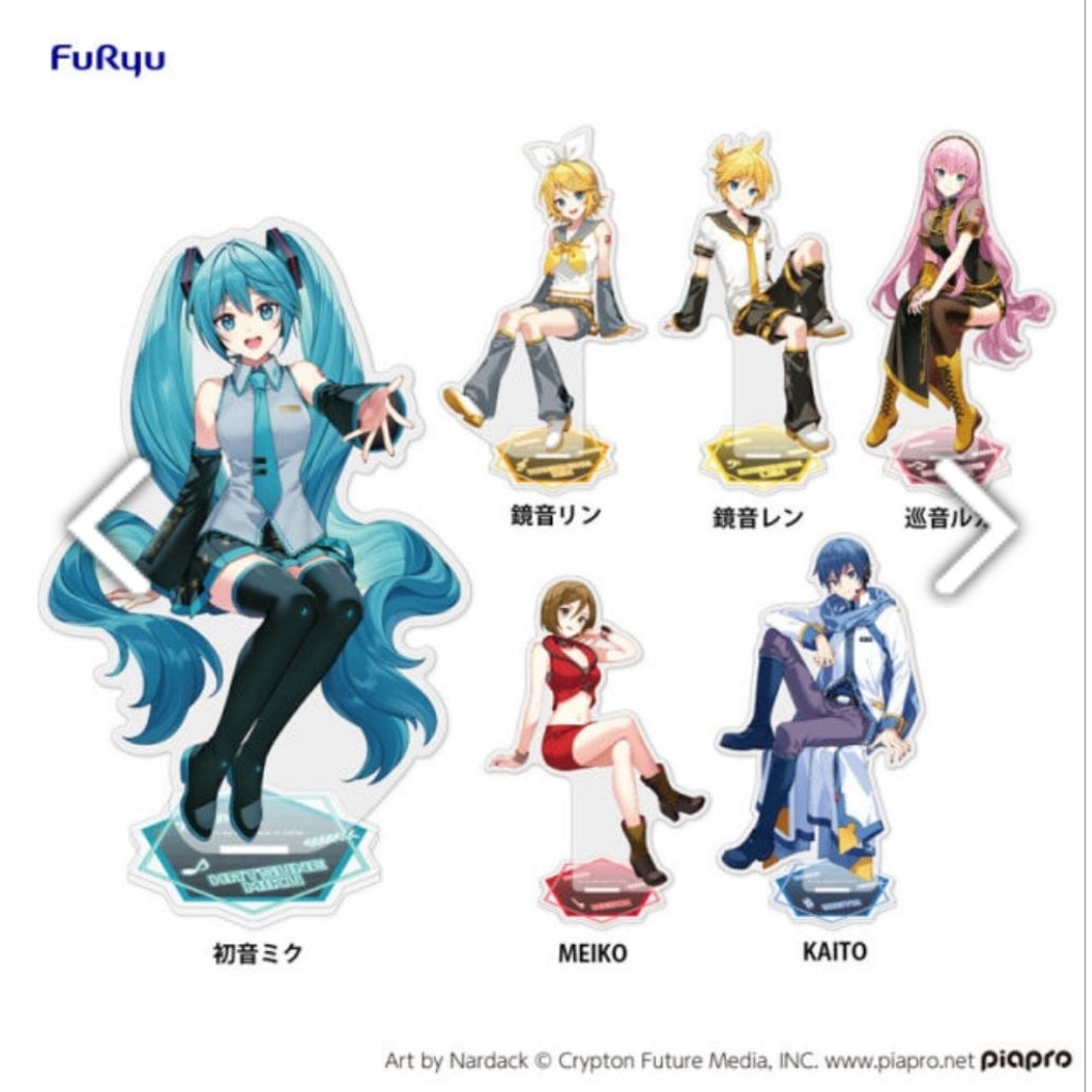 HATSUNE MIKU - NOODLE STOPPER LOTTERY แสตนดี้อะคริลิค FURYU KUJI D Prize (มือ1)