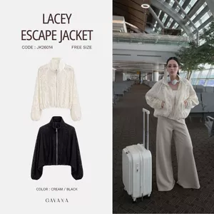 GAVANA Lacey Escape Jacket เสื้อแจ็กเก็ตแขนยาวผ้าลูกไม้ฉลุลายพาสลีย์ (Paisley Lace) ✨ #JK26014