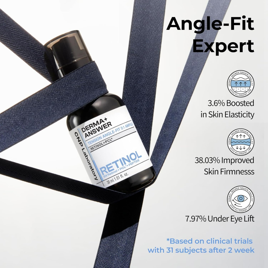 [แอมพูลเรตินอล] CNP Derma+ Answer Tension Angle-Fit 5:1 Ampule 30ml EXP.10.10.2027 รูปที่ 4