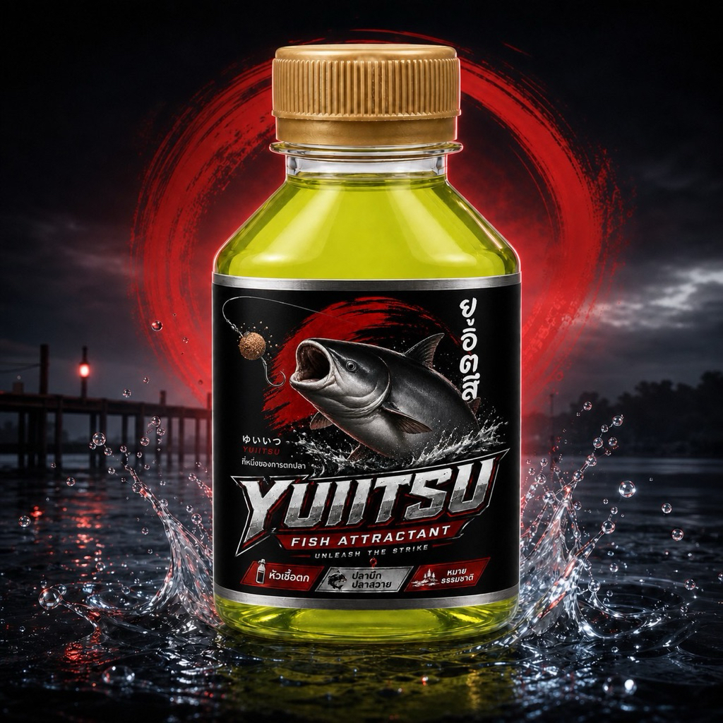 หัวเชื้อตกปลาบึก ปลาสวาย YUIITSU ยูอิตสึ ชนิดน้ำเข้มข้น 150ml.