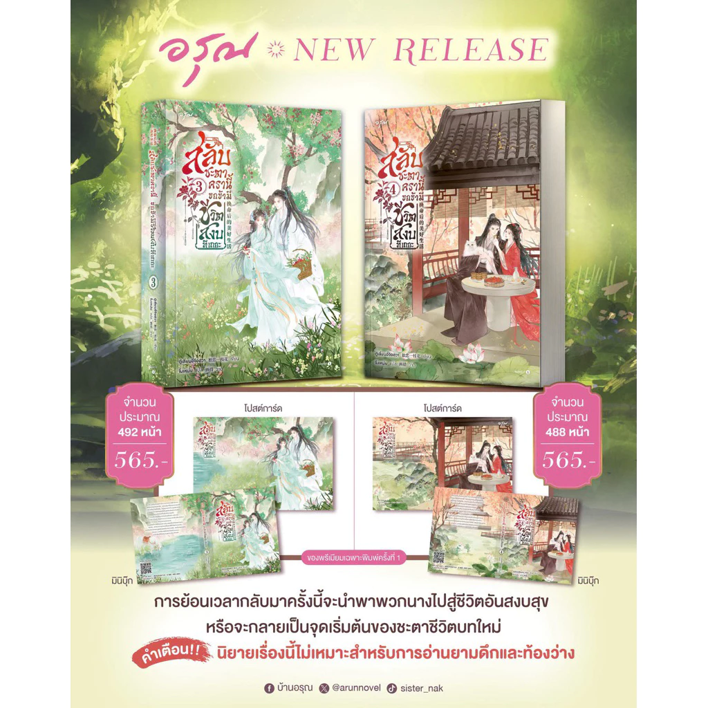 สลับชะตาครานี้ ขอข้ามีชีวิตสงบทีเถอะ เล่ม1-2 พร้อมส่ง (เล่ม3,4pre)