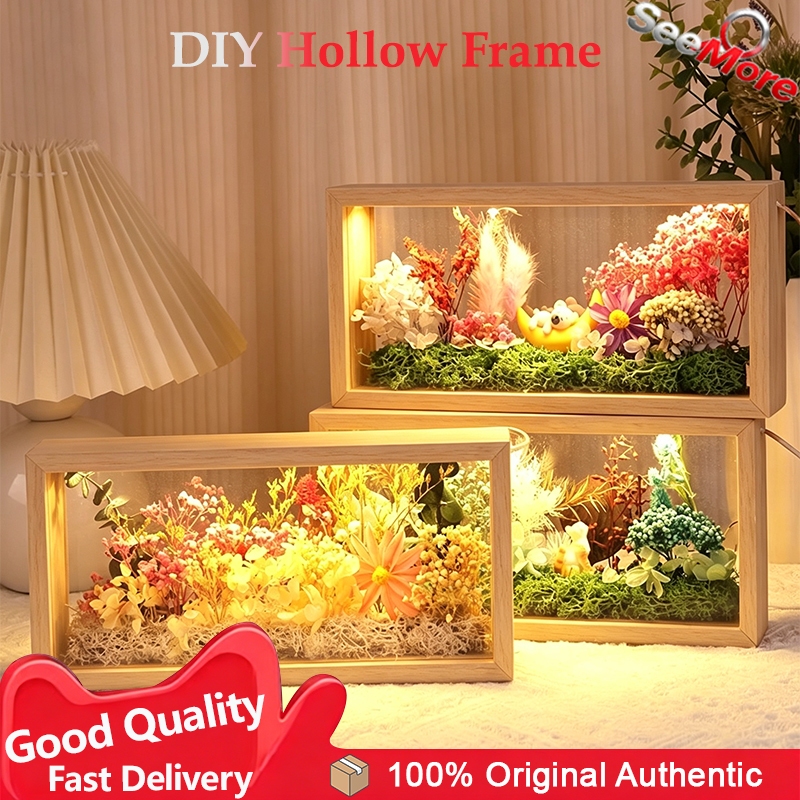 DIY Hollow Frame Model Display Hirono,Twinkle Twinkle กรอบรูปโมเดล กล่องใส่ PopMart ตู้โมเดล Art Toy Box สามารถแขวน