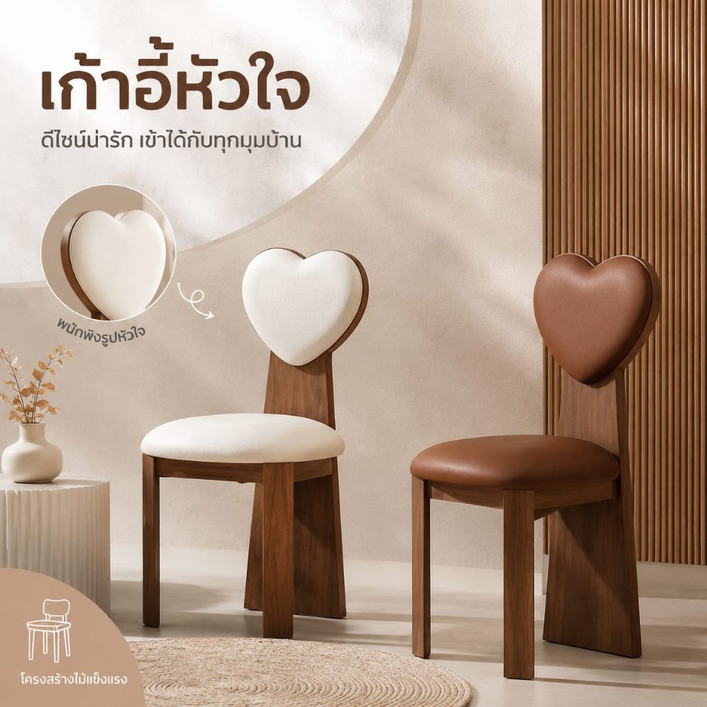 เก้าอี้ไม้สำหรับห้องอาหาร ดีไซน์เรียบง่าย เบาะนั่งหุ้มหนัง แข็งแรงทนทาน รับน้ำหนักได้ถึง 200KG ใช้คู่กับโต๊ะอาหาร【COD】