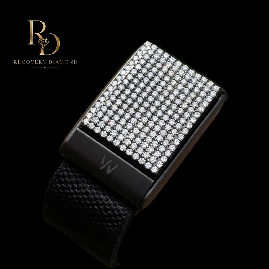 charm & case whoop silver เพชรโมอีส