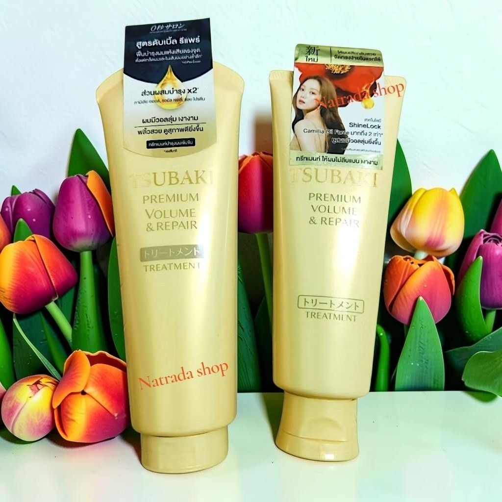 Tsubaki ซึบากิทพรีเมียม วอลลุ่ม รีแพร์ ทรีทเมนท์ 160,180 กรัม (ฉลากไทย)