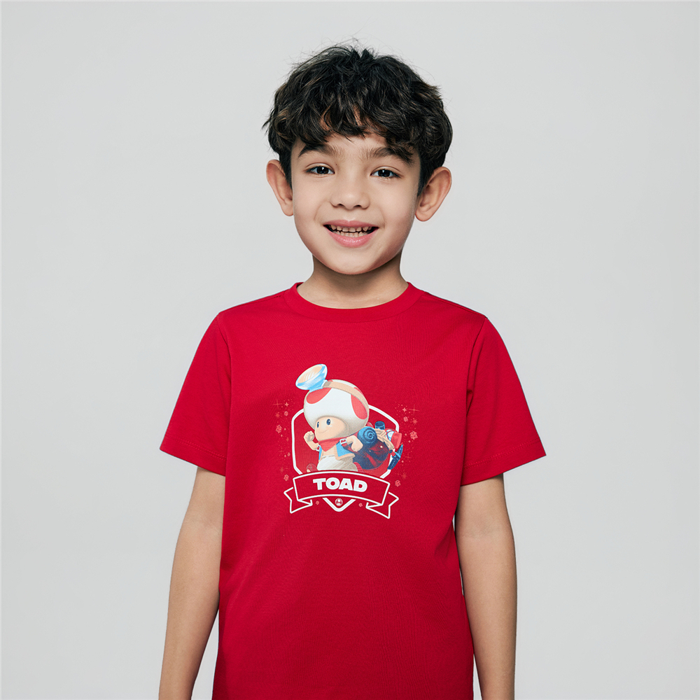 GIORDANO تيشيرت أطفال Super Mario — صورة 3