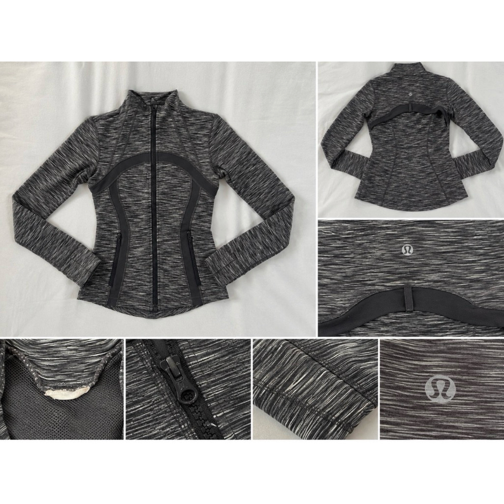 [แท้ 100%] Lululemon Define Jacket สีเทาดำ (Second-hand) สภาพดี พร้อมส่ง