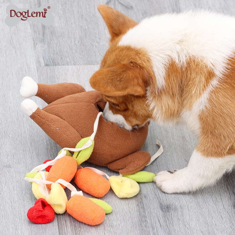 Happy PETs ตุ๊กตาแม่ไก่ ของเล่นซ่อนขนมสุนัข ของเล่นสัตว์เลี้ยง ฝึกทักษะด้านต่างๆ