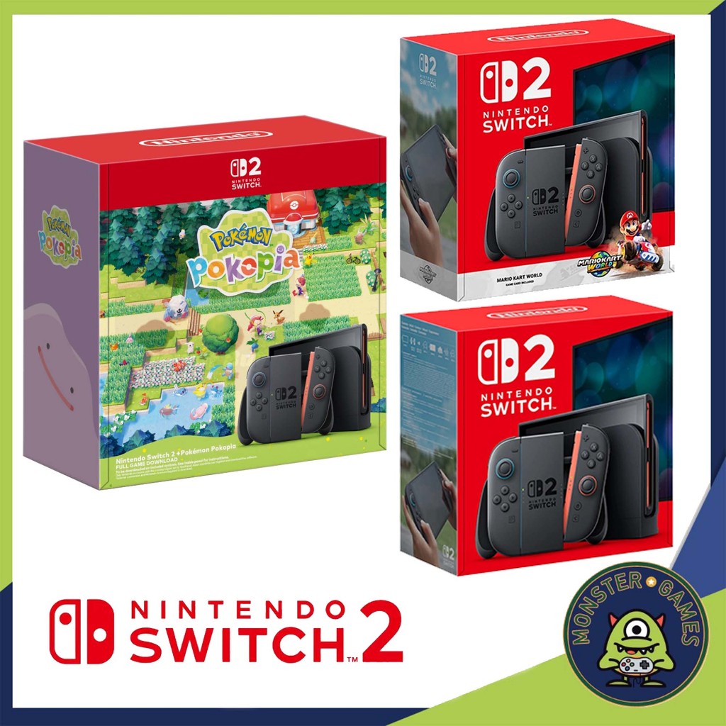 เครื่อง Nintendo Switch 2 Console / Nintendo Switch 2+Mario Kart World / Nintendo Switch2 Pokopia