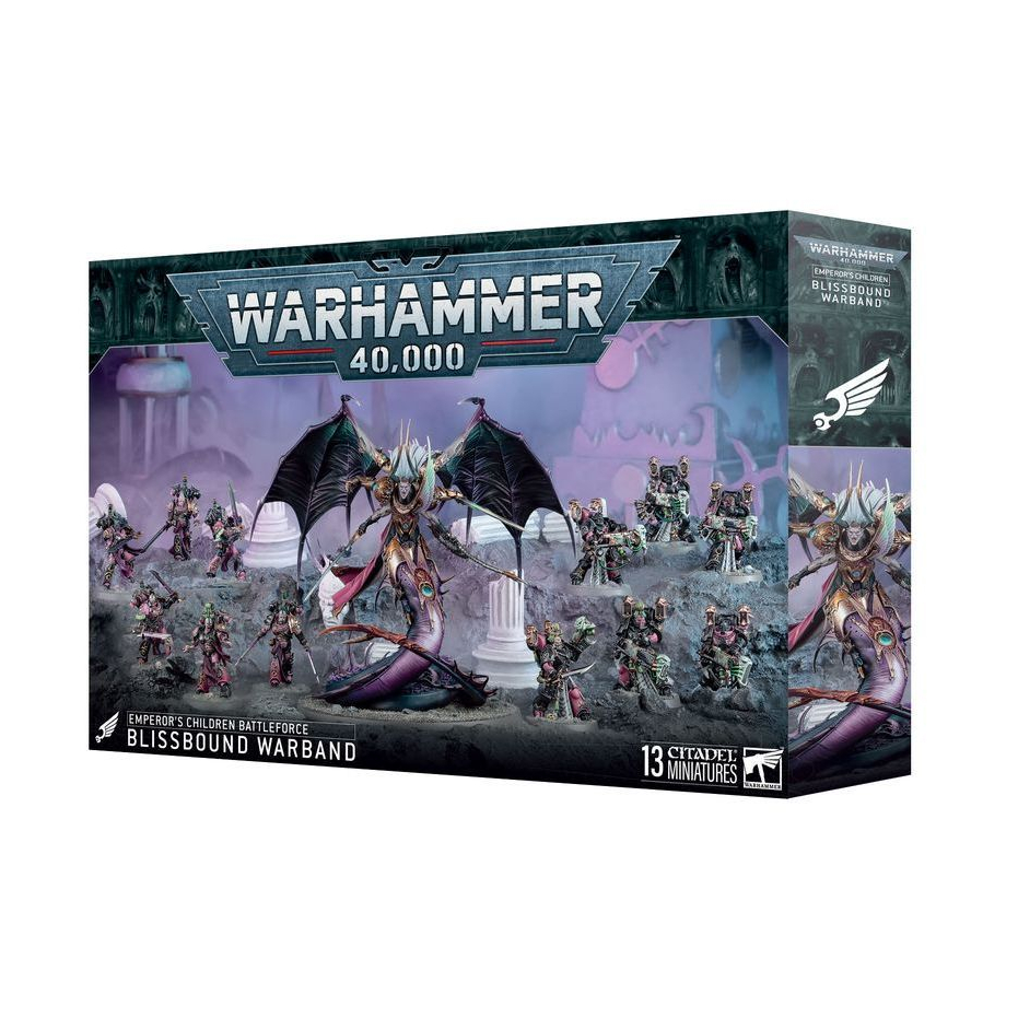 Warhammer 40k : Emperor’s Children : Battleforce Blissbound Warband ( 8800 บาท + Fee )