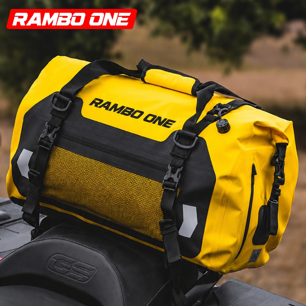 RAMBO ONE ใหม่ MB4 Waterproof Bag กระเป๋าเดินทาง กระเป๋าหลังมอเตอร์ไซค์กันน้ำ เอนกประสงค์ รูปที่ 5