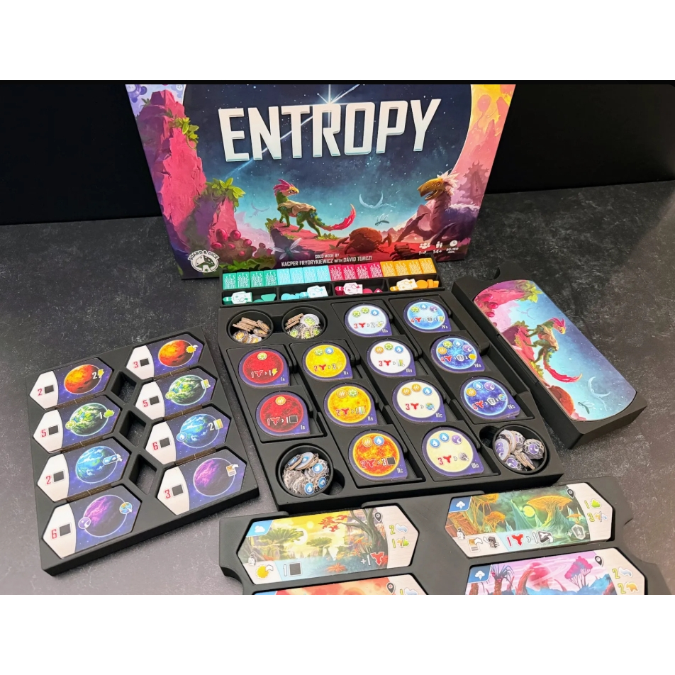 [ Make to Order] Organizer & Upgrade Token for Board Game - Entropy Organizer