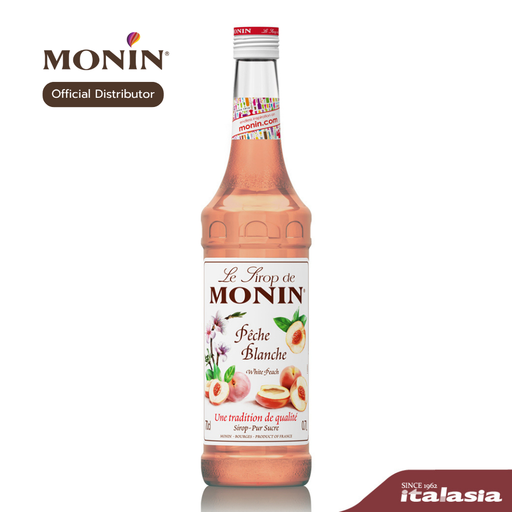 MONIN White Peach Syrup 700 ML. | โมนิน ไวท์พีช ไซรัป 700 มล.
