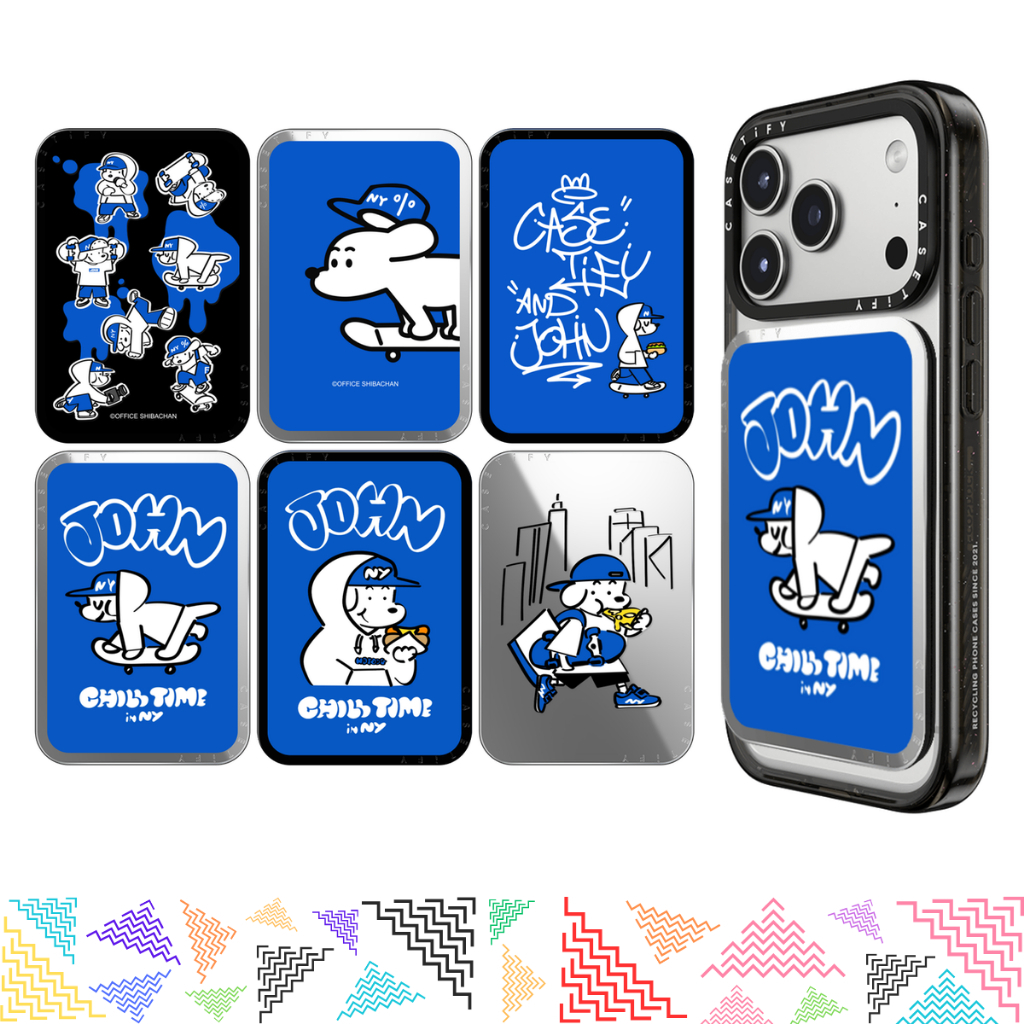 อุปกรณ์ CASETiFY | Skater JOHN Snappy Cardholder Stand [Skater JOHN] แท้ พร้อมส่ง