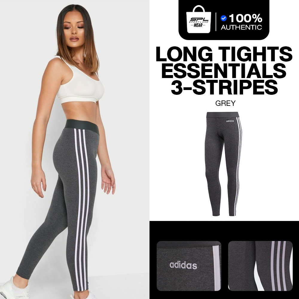 Adidas อาดิดาส กางเกงขายาว กางเกงรัดรูป สำหรับผู้หญิง TR Women Long Tights ESS 3S FM6699 DGRY(900) E