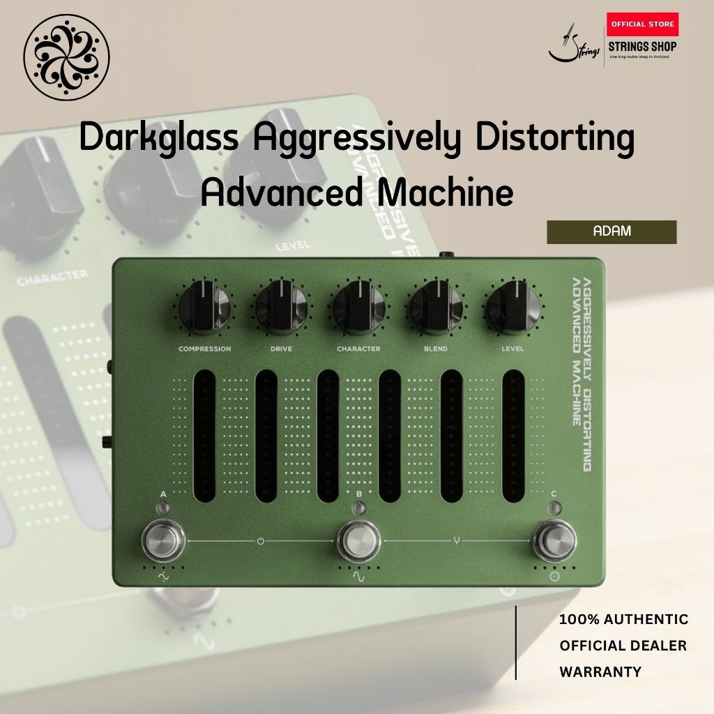 Darkglass ADAM Aggressively Distorting Advanced Machine Bass Distortion Multi Effects เอฟเฟคเบส