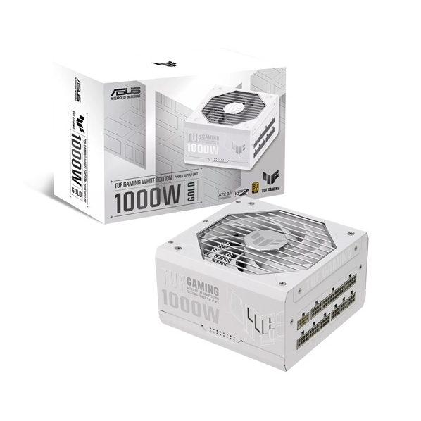 Asus Power Supply (พาวเวอร์ซัพพลาย) ASUS TUF Gaming 1000W Gold White Edition POWER SUPPLY (90YE00S5-
