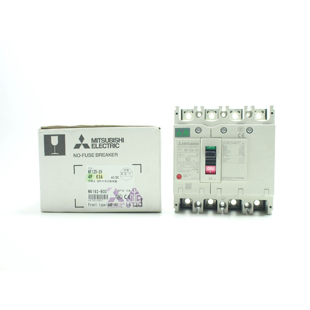 NF125-SV 4P 63A Mitsubishi Electric  MCCB เบรคเกอร์ Mitsubishi Electric
