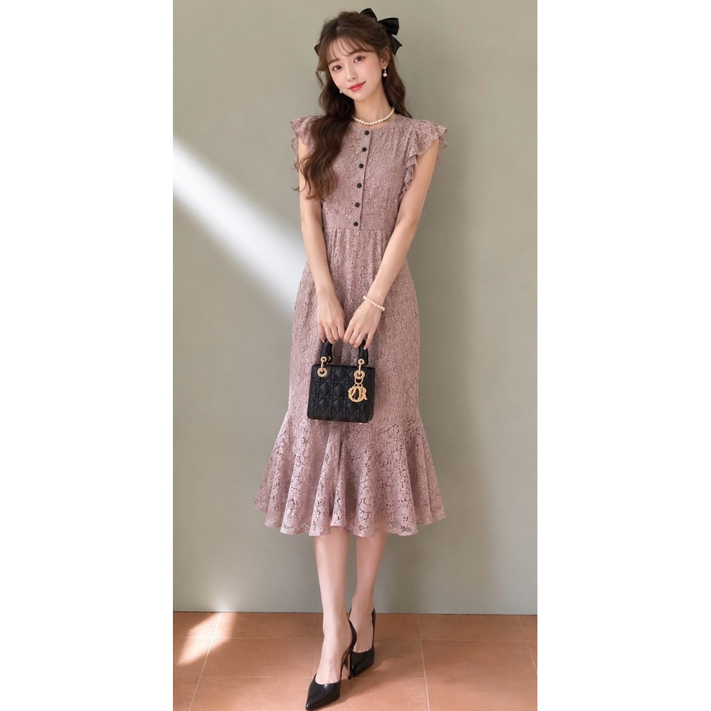 🍒‎ ชุดเดรส GRL (มือสอง) 🤍GRL Dress (second-hand) ‎🍒‎