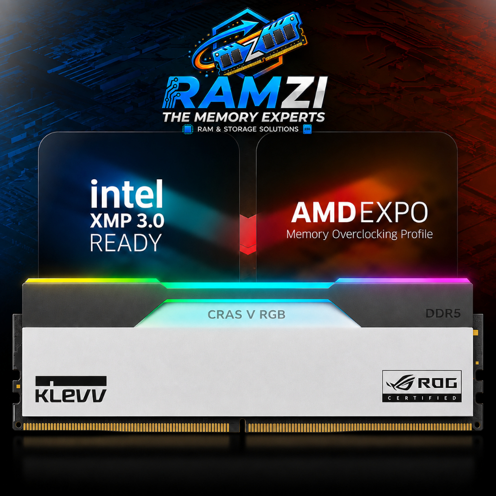 KLEVV CRAS V RGB X ROG DDR5 Gaming OC Memory 48GB บัสบั 7200Mhz Limited Edition