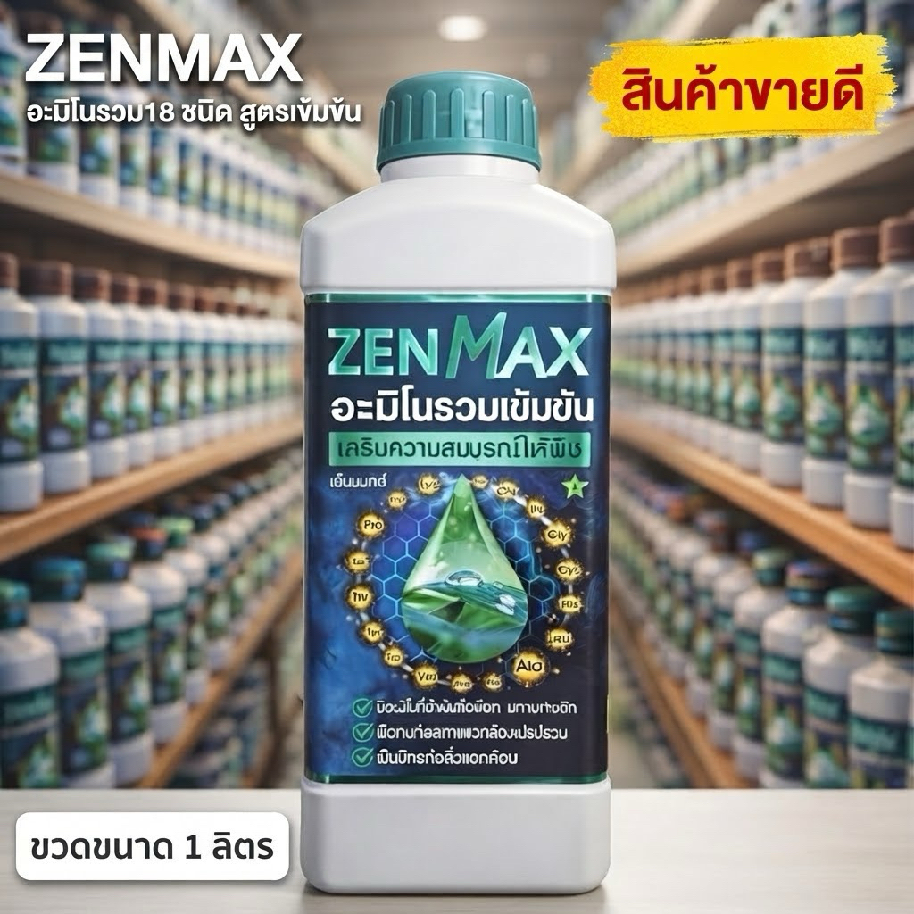 zenmax อะมิโนรวมเข้มข้น ขนาด 1 ลิตร (Z1)
