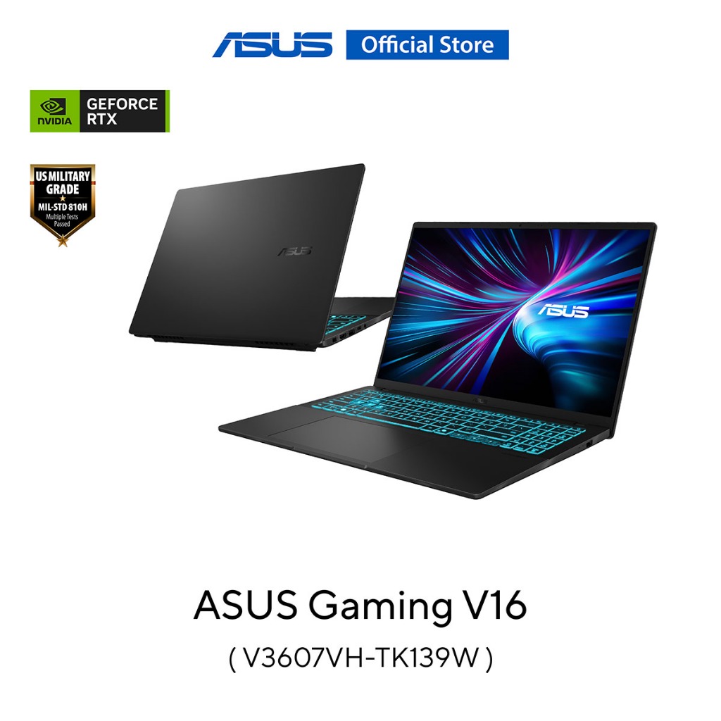ASUS Gaming V16 (V3607VH-TK139W) 16" WUXGA (1920x1200), C5-210H 2.2G, 16GB, 512GB SSD, RTX5050, W11