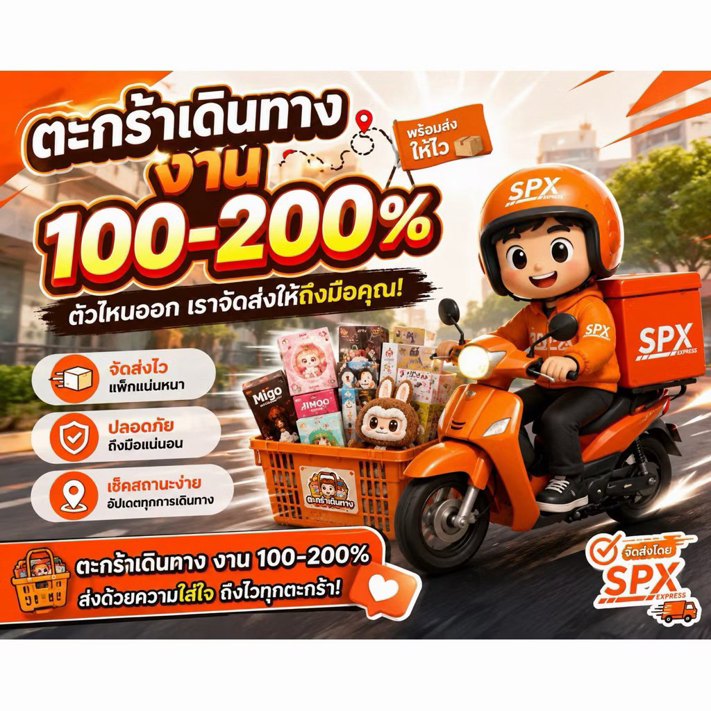 🛵ตะกร้าเดินทาง สินค้าขนาด 100-200%🛵