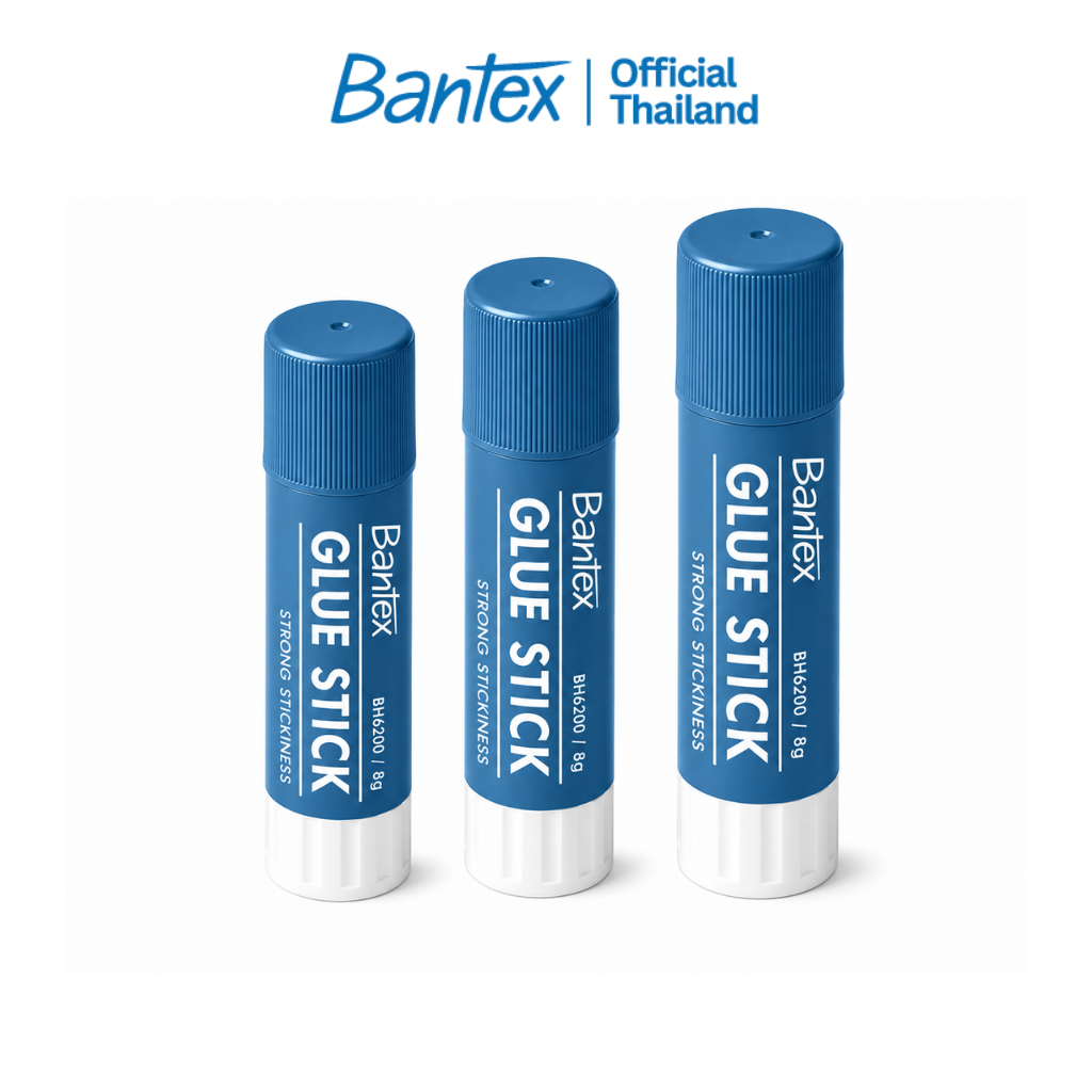Bantex กาวแท่ง กาวสติ๊ก แห้งไว ไม่เป็นคราบ ขนาดพกพา มี 4 ขนาด 8/15/21/36 กรัม Glue Stick