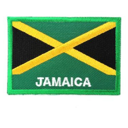 สินค้าราสต้า Patch Jamaica Flag อาร์มติดเสื้อรูปธงจาไมก้า สีเขียวบอกความเป็นราสต้าในตัวคุณ