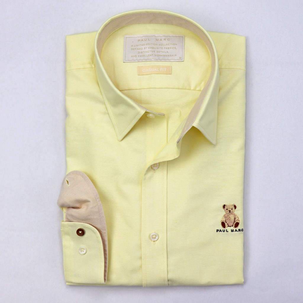 PAUL MARC قميص أكسفورد PM BEAR ‏Casual Fit — صورة 7