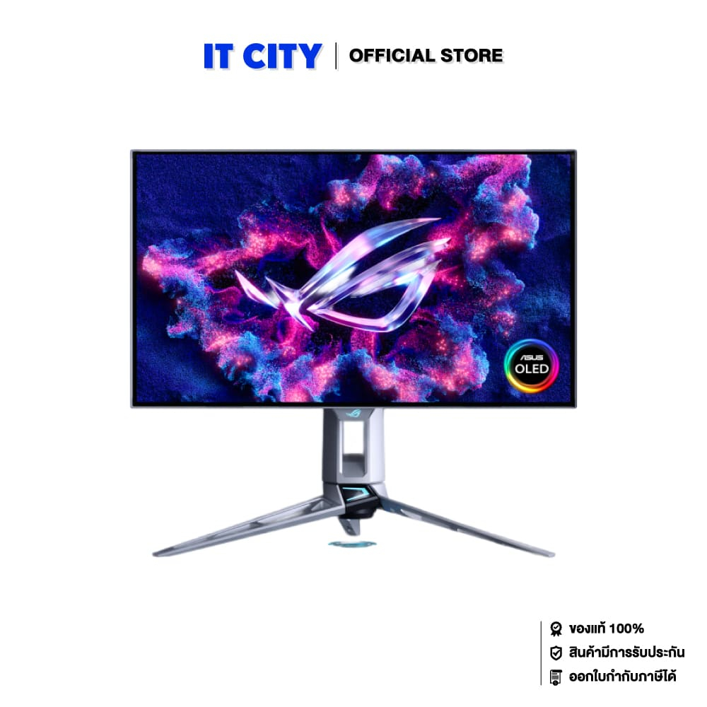 ASUS ROG SWIFT OLED Gaming Monitor PG27AQWP-W - 26.5"/2K/OLED/Dual mode 2K 540HzHD 720Hz/FreeSync Pr