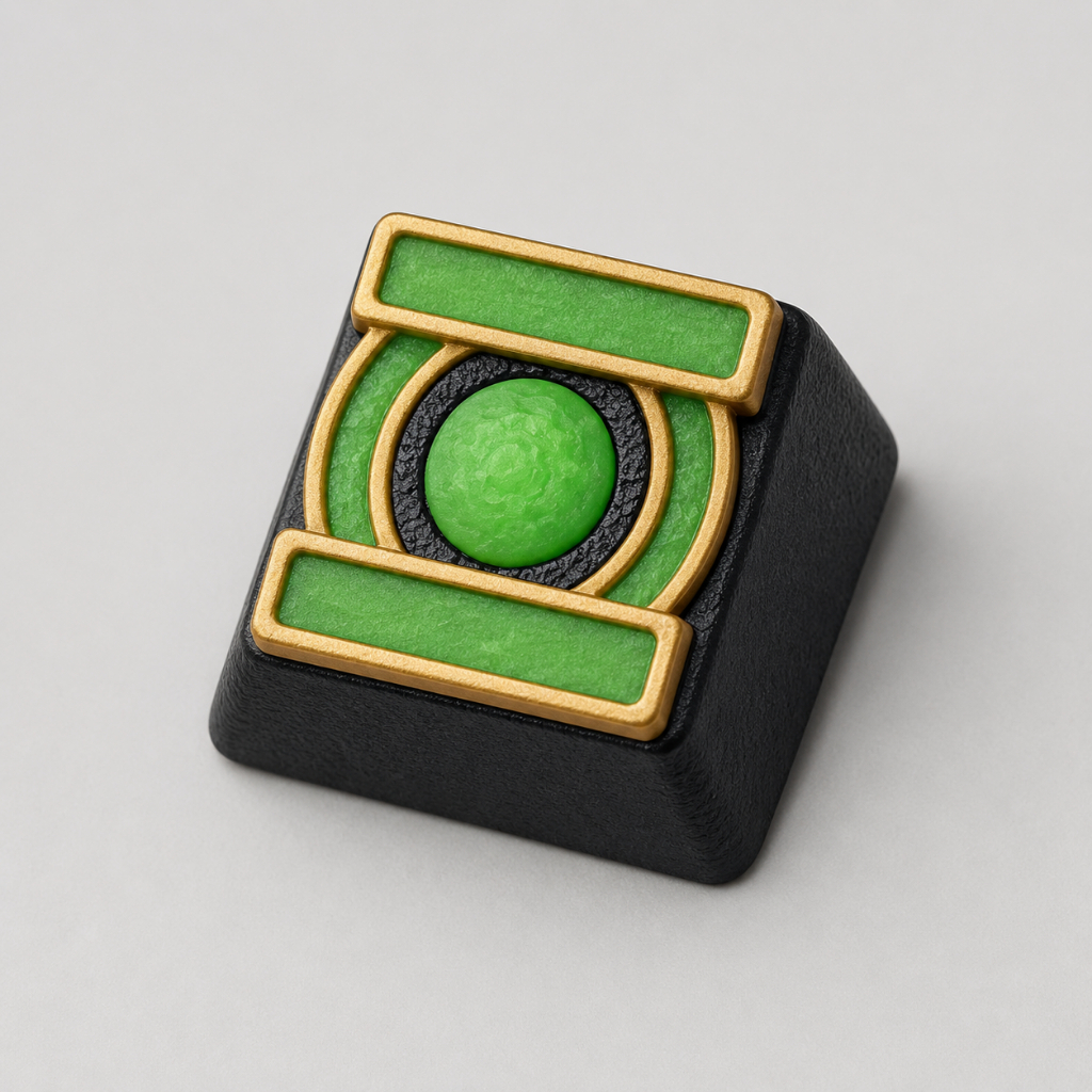 GREEN LANTERN RING KEYCAP คีย์แคปวงแหวนกรีนแลนเทิร์น