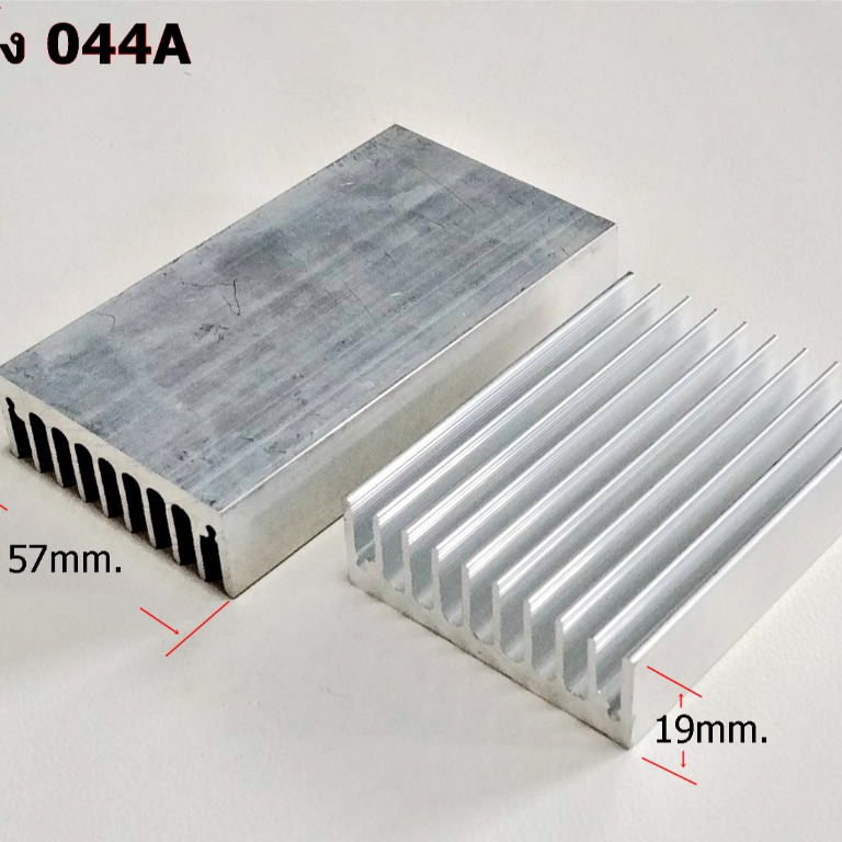 Heatsink ฮีทซิ้ง 044A แผ่นระบายความร้อน ยาว3นิ้ว/4นิ้ว/5นิ้ว/6นิ้ว/8นิ้ว/10นิ้ว จำนวน1แผ่น