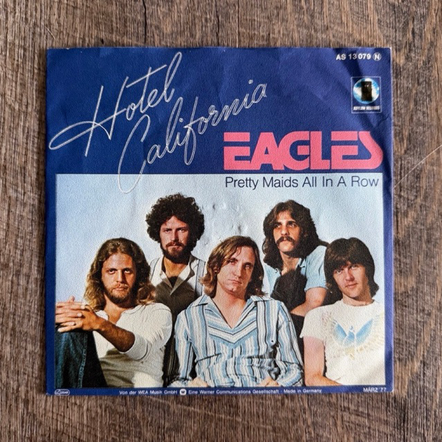 แผ่นเสียง Eagles - Hotel California vinyl lp 7”(VG)