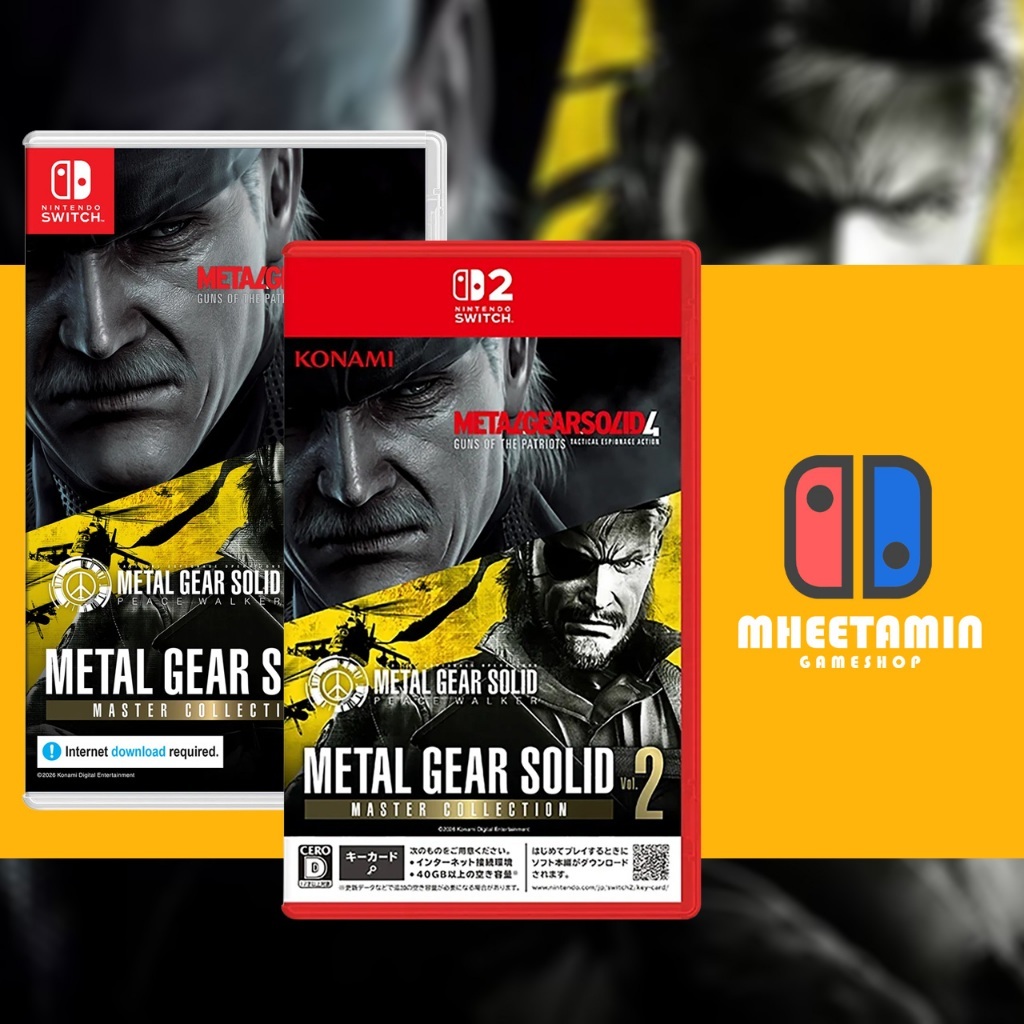 [พร้อมส่ง] Nintendo Switch 1/2 Metal Gear Solid: Master Collection Vol. 2 [มือ1]