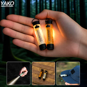 YAKO ไฟฉาย LED ขนาดเล็ก ไฟฉายอเนกประสงค์ สว่างมาก ไฟฉายแรงสูง ไฟฉาย2in1ชาร์จไฟได้ กันน้ํา