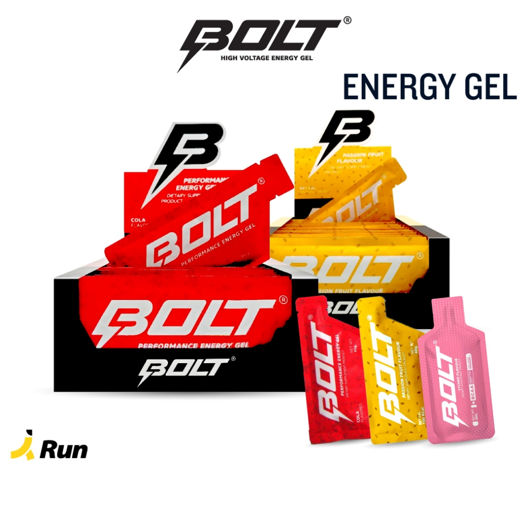 Bolt Energy Gel Box เจลให้พลังงานโบลท์