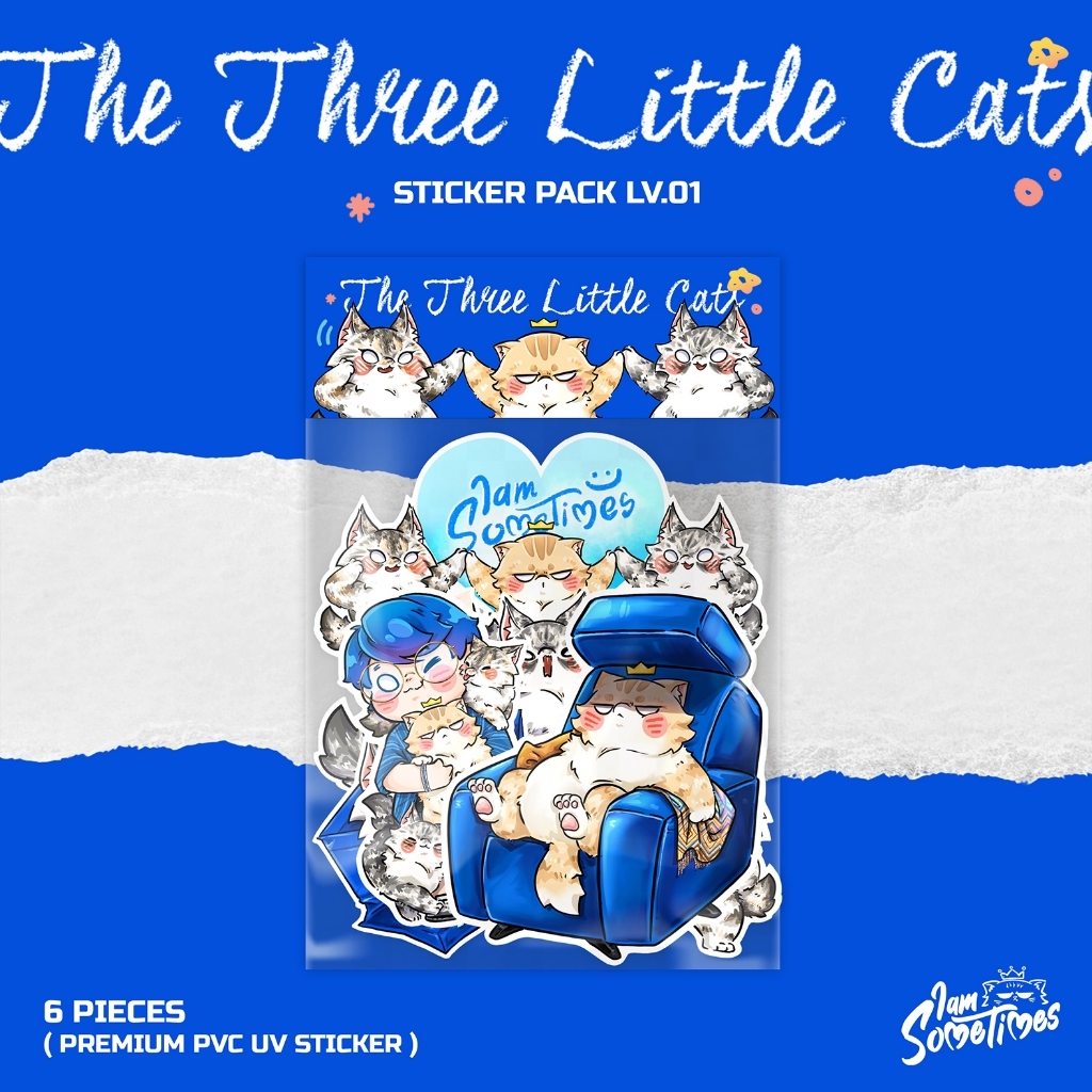 The Three Little Cats [ Sticker Pack Lv.01 ]