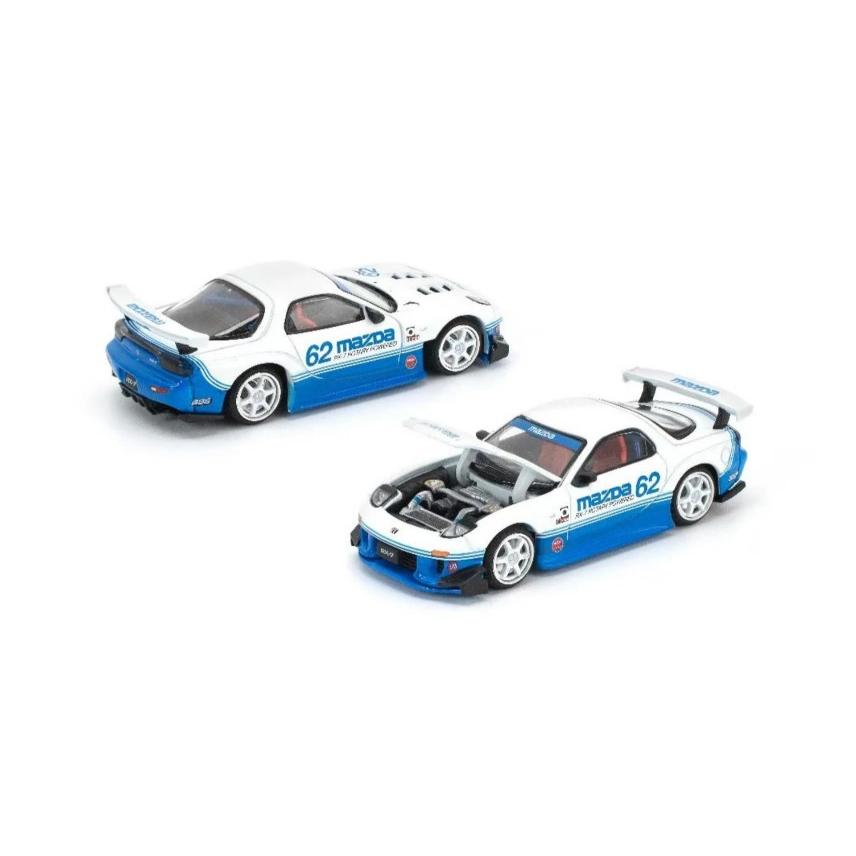 MazdaRX7 (FD3S) BlueWhite 1:64 (POPRACE)