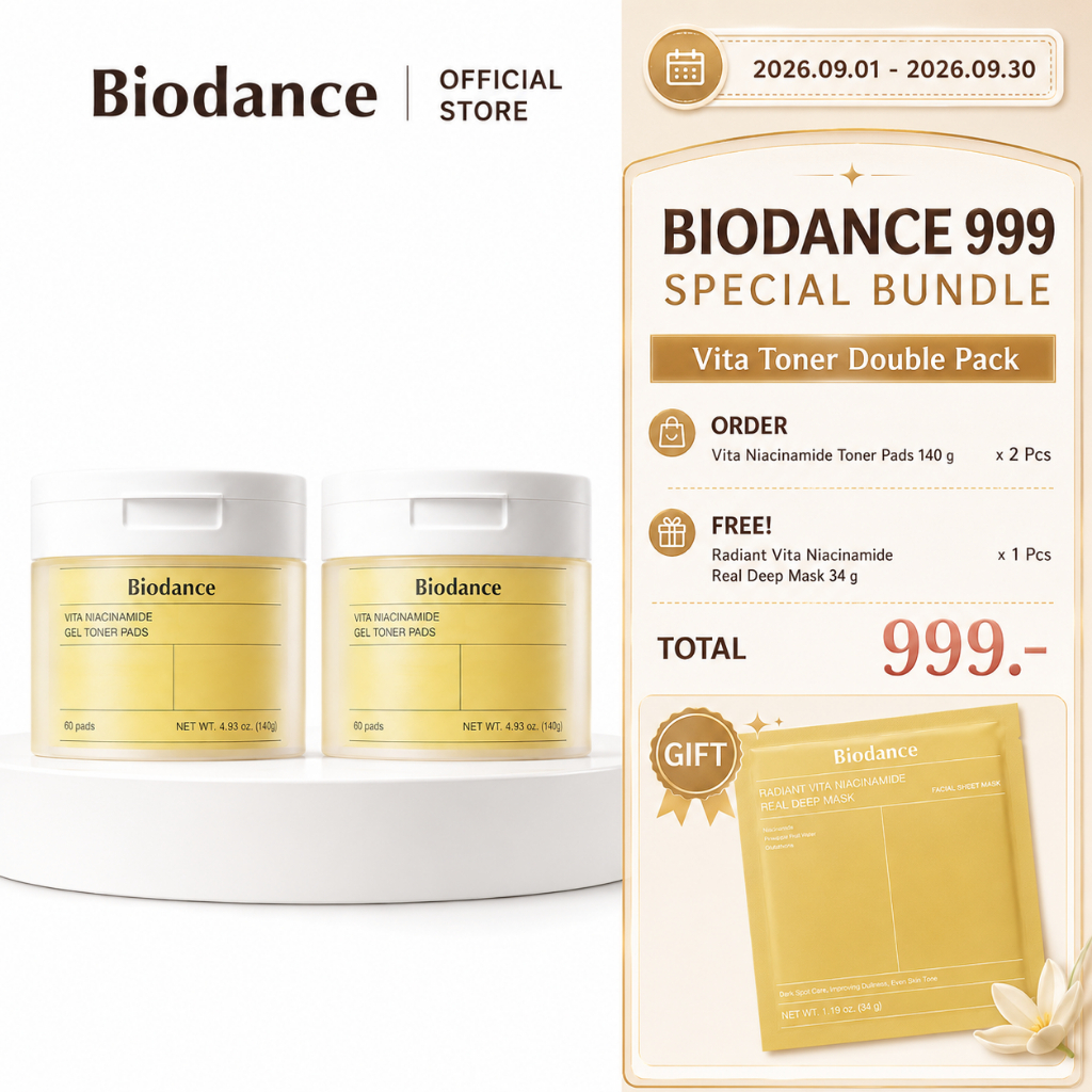 [Exclusive] BIODANCE 999 Vita Toner Pad Double Pack