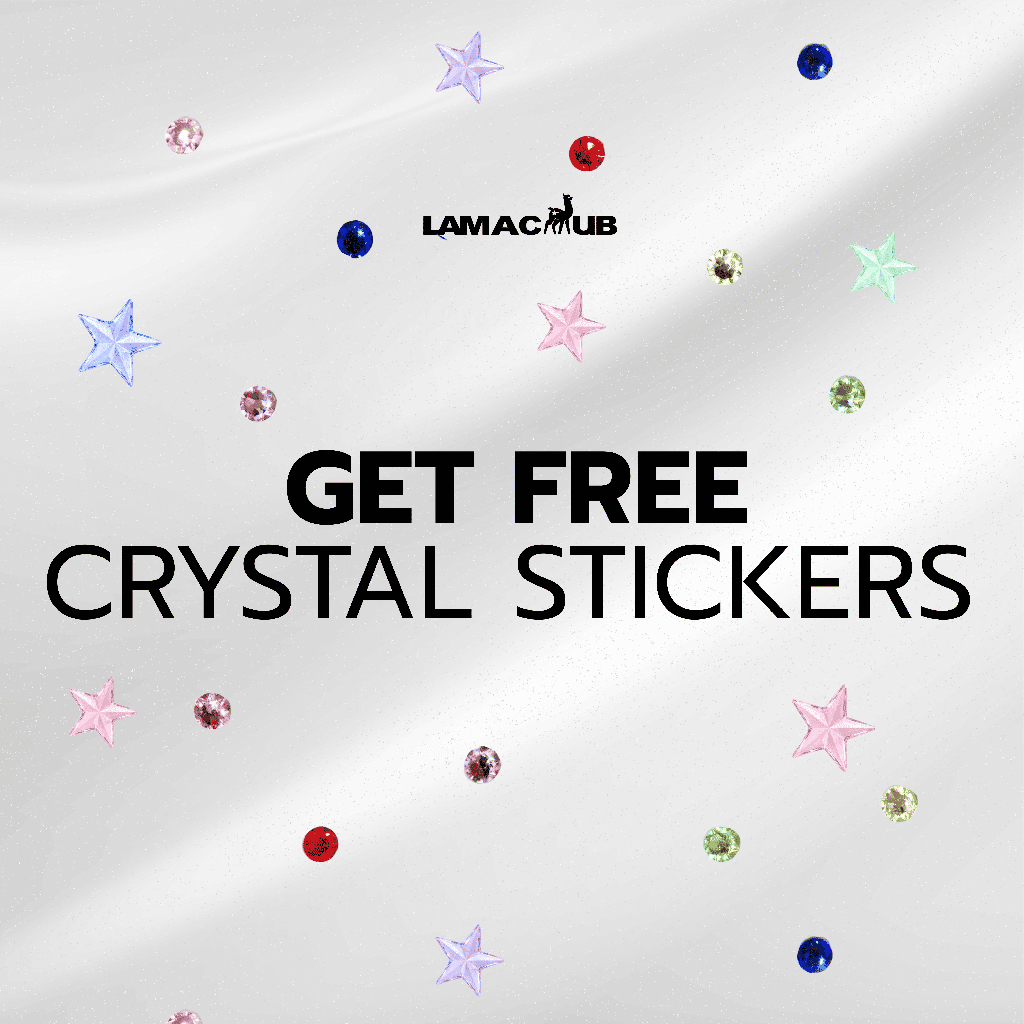 Free สติ๊กเกอร์คริสตัล ฟรี!! | ของแถมโปรโมชั่นคละแบบ สงวนสิทธิ์เฉพาะช่วงโปรเท่านั้น