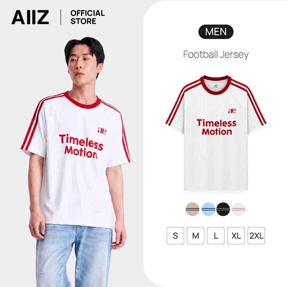 AIIZ (เอ ทู แซด) - AIIZ เสื้อยืดคอกลมฟุตบอลผู้ชาย AIIZ Men's Football Jersey