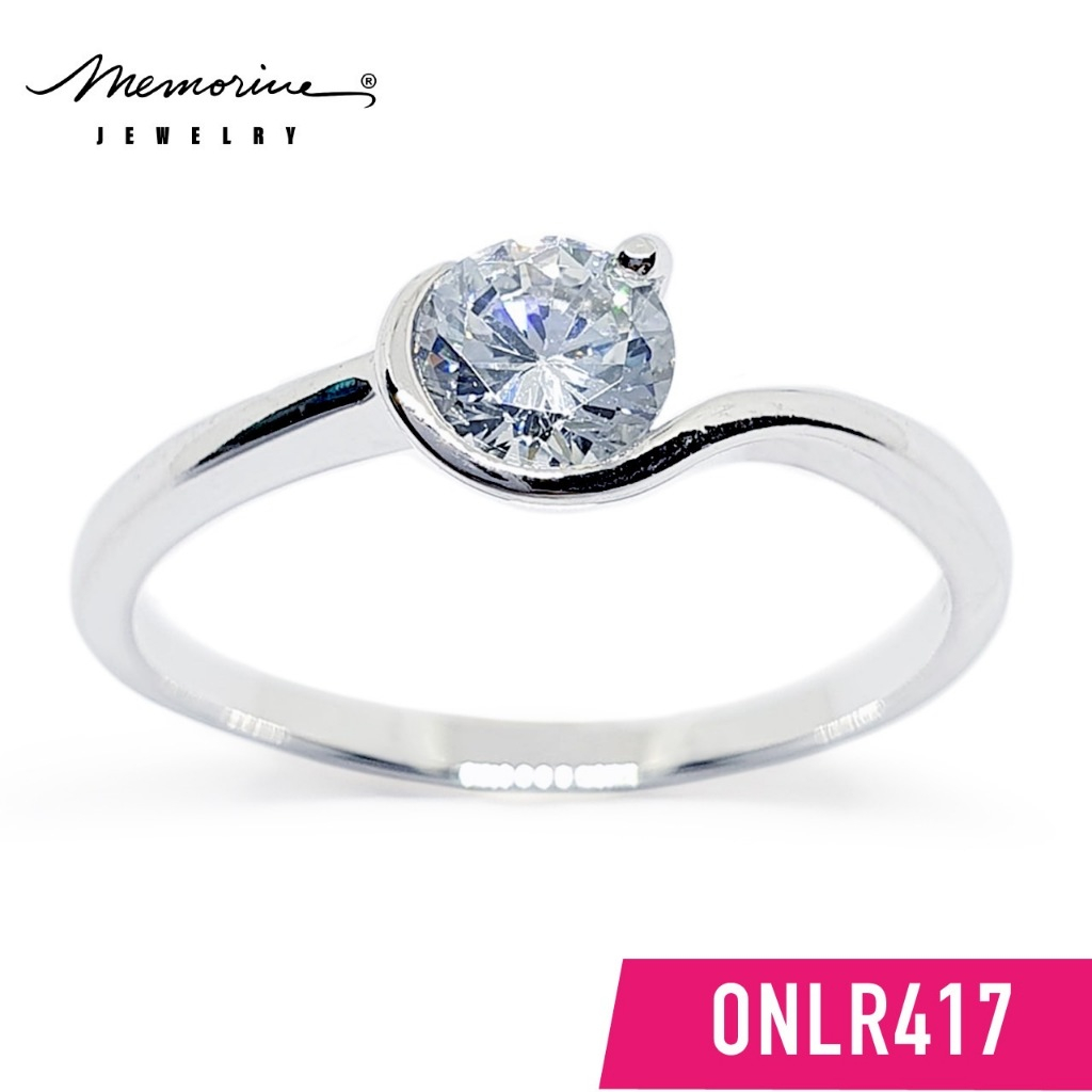 Memorine Jewelry خاتم فضة 925 بزركون ONLR417