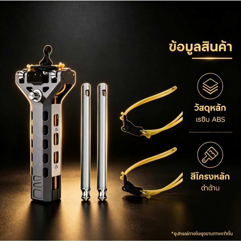 หนังสติ๊ก G4 พร้อม 2 ช่องลำกล้อง ยาง 2 เส้น ระบบโหลดอัตโนมัติ แม่เหล็กดึงลูกปืน ใช้กลางแจ้ง
