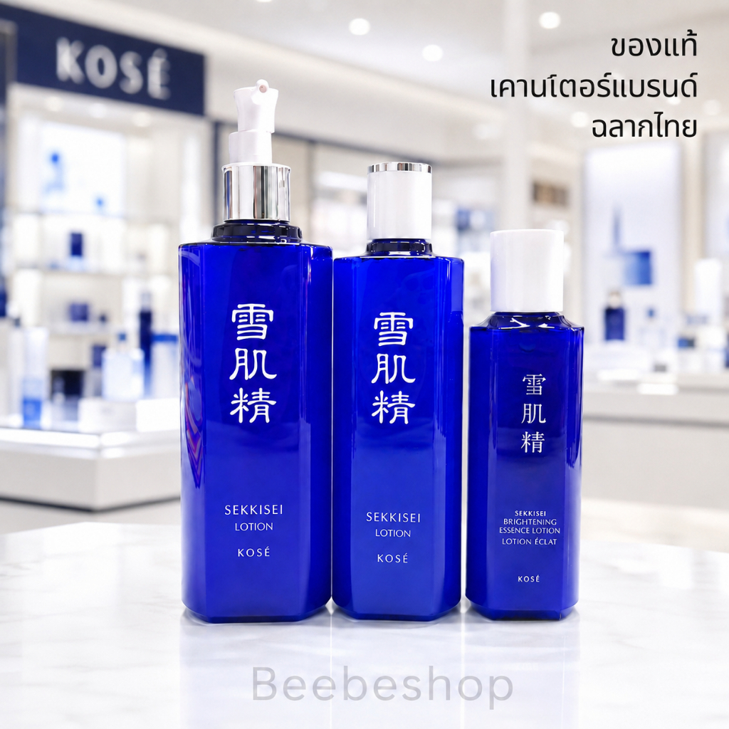 น้ำตบ โคเซ่ Kose Sekkisei Brightening Essence Lotion 200ml 350ml 500ml น้ำตบสาหร่าย เซกิเซ น้ำตบผีดิบ (ฉลากไทย/พร้อมส่ง)
