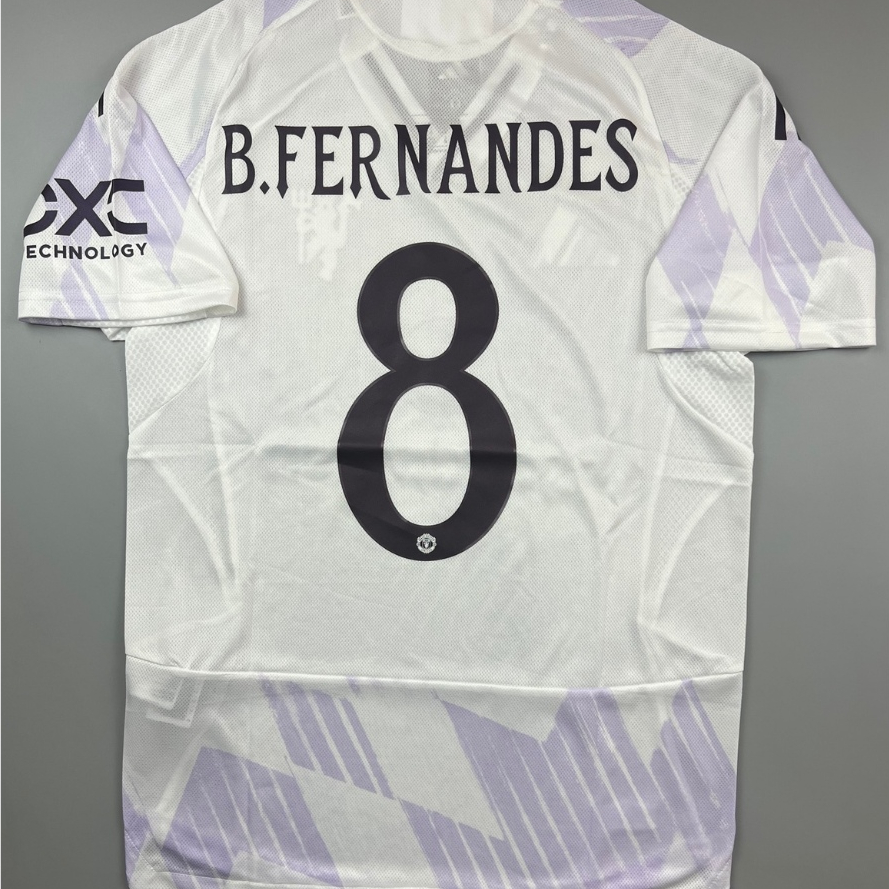 Sale เสื้อบอล เพลเย่อ 2025-26 แมนยู เยือน พร้อมเบอร์ชื่อ Player Away Cecat