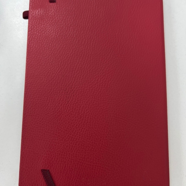 Notebook with red cover