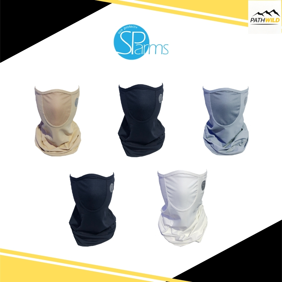 SPARMS หน้ากากกันรังสีUVออริจินัล กันแดดสำหรับใบหน้าและลำคอ รองรับ UPF50+  คลอบคลุมการกันรังสี UV-A 