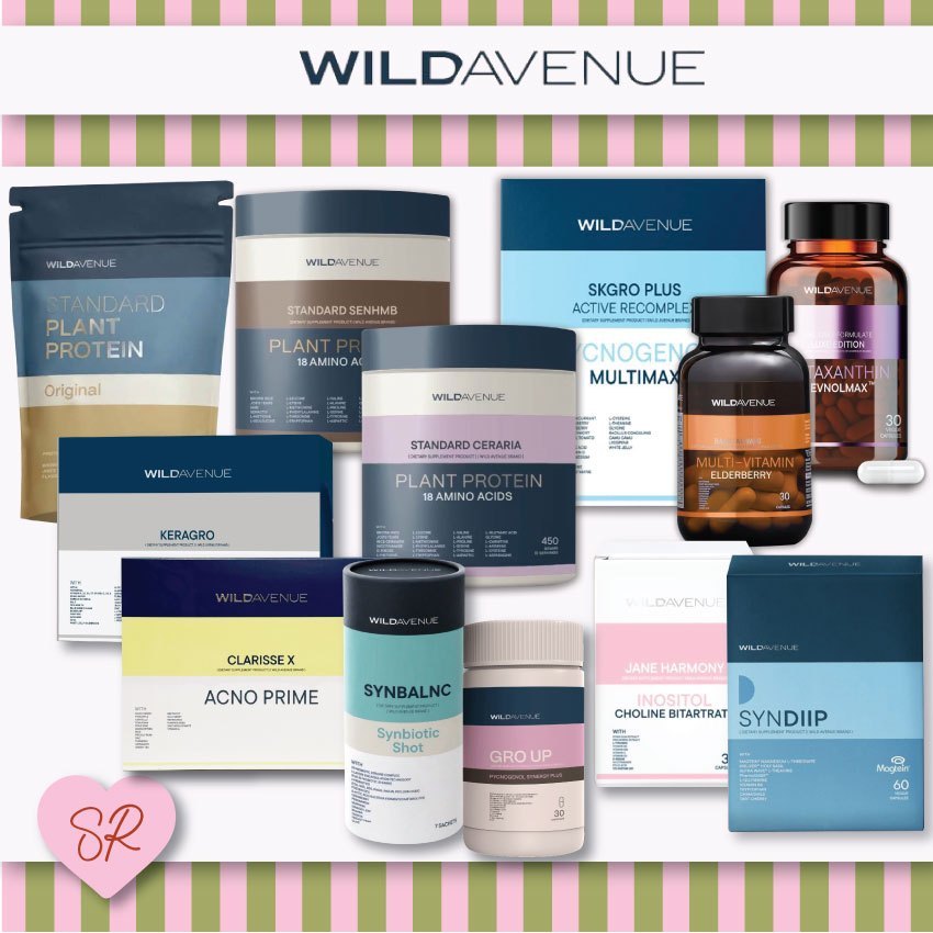 WILD AVENUE : ONE DAILY FORMULATE / SKGRO PLUS RECOMPLEX / ASIC ALWAYS MULTI-VITAMIN ELEDERBERRY
