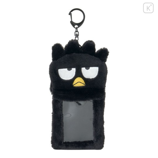 พวงกุญแจ frame card ขนนุ่มนิ่มฟู xo Japan Sanrio Original Fluffy Fabric Trading Card Holder - Badtz-